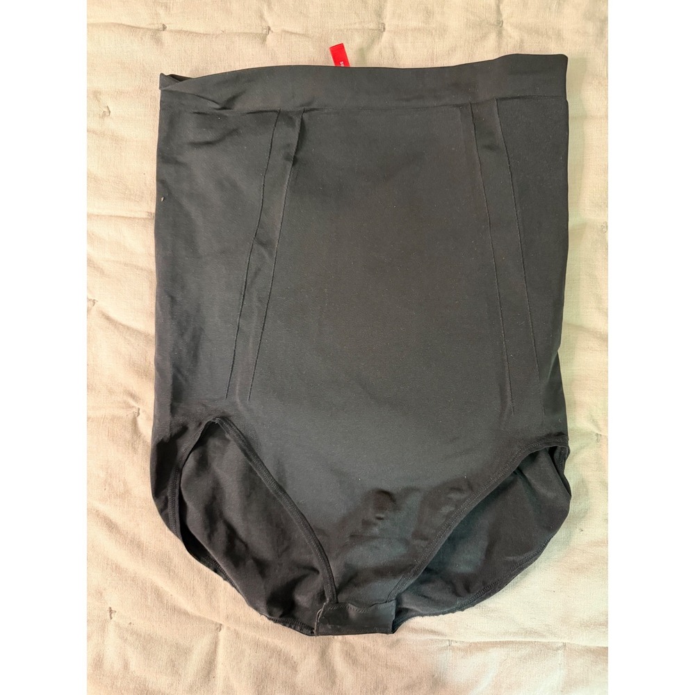 Spanx OnCore High Waisted Briefs Black Shapewear Tummy Control Panty